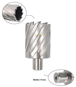 3Keego 47 x 55 mm HSS Manyetik Matkap Ucu SHC55