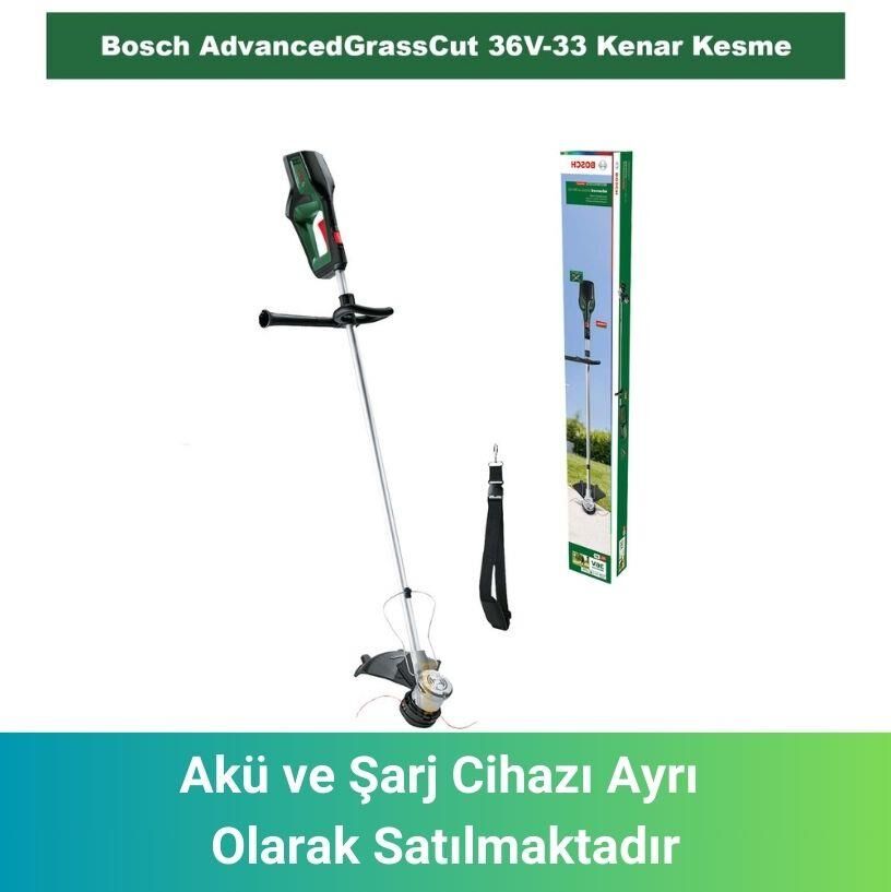 Bosch AdvancedGrassCut 36V-33 (Akü ve Şarj Yoktur)  Kenar Kesme 06008C1K01