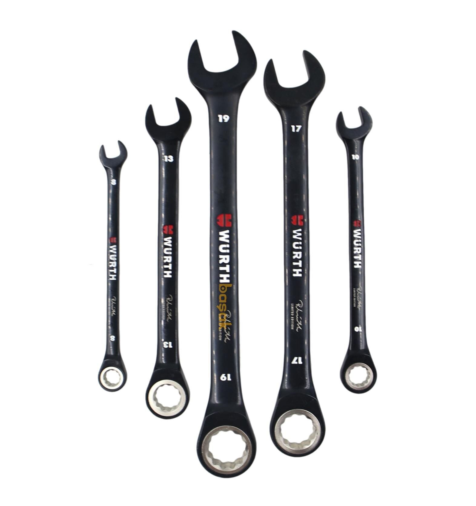 Würth 8 - 19mm Cırcırlı Anahtar Seti 5 Parça RW İmzalı 071402025