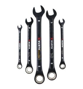 Würth 8 - 19mm Cırcırlı Anahtar Seti 5 Parça RW İmzalı 071402025