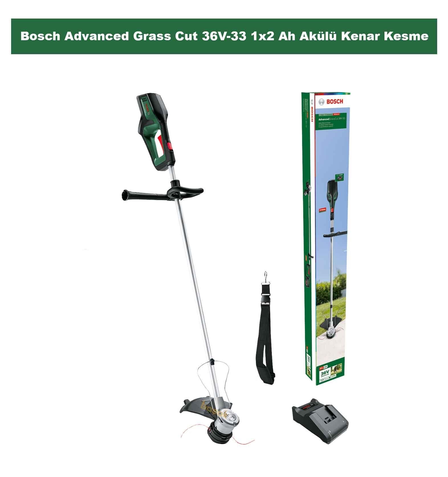 Bosch Advanced Grass Cut 36V-33 1x2 Ah Akülü Kenar Kesme 06008C1K00