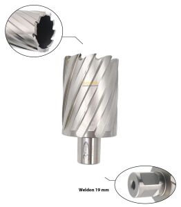 3Keego 45 x 55 mm HSS Manyetik Matkap Ucu SHC55