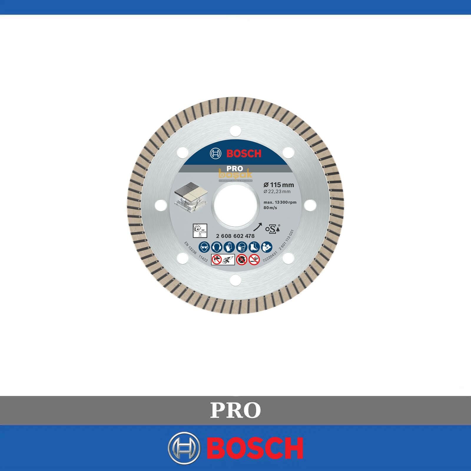 Bosch Best 115mm Extra Temiz Turbo Seramik Kesme Diski 2608602478