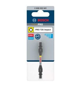 Bosch Pro Impact İki Başlı T25 Torx Bits Uç 65 mm 2608522541