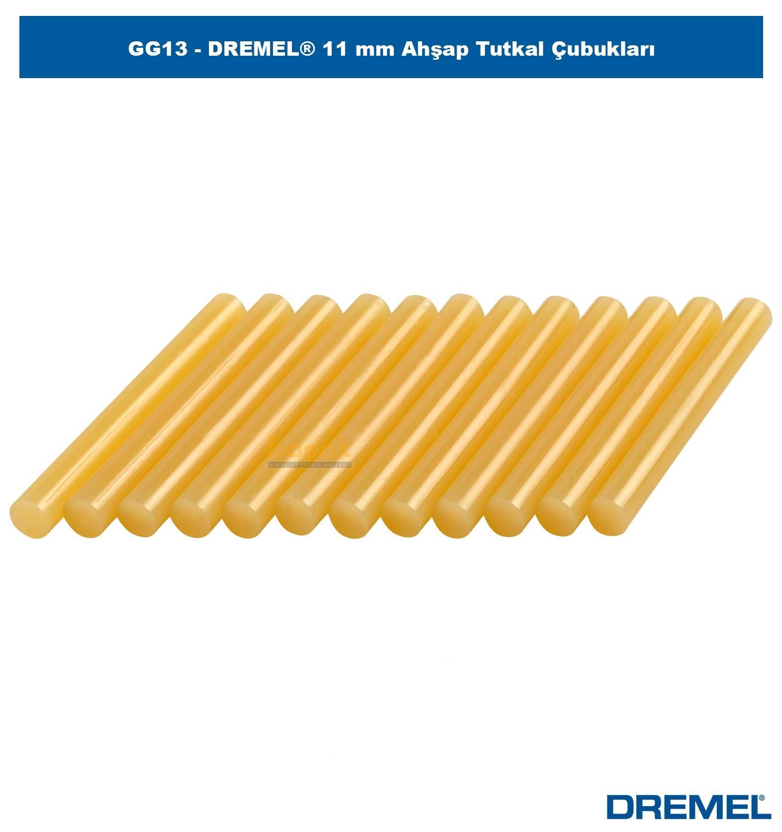 DREMEL GG13 11 mm Ahşap Tutkal Çubukları (12 adet) 2615GG13JA