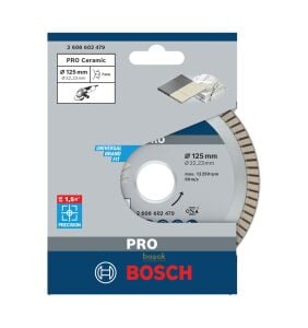 Bosch Best 125 mm Extra Temiz Turbo Seramik Kesme Diski 2608602479