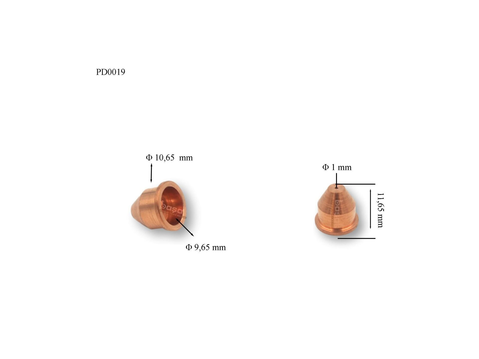 Trafimet CB 50 1mm Plazma Kesim Memesi  PD0019-10