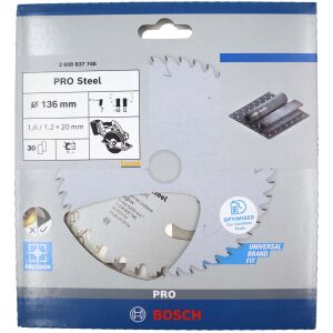 Bosch 136 x 20 mm Metal Kesen Daire Testere Bıçağı 2608837746