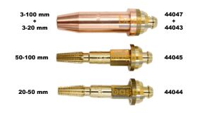 Yıldız 3-100 mm Propan Kesme Lüleleri Takımı 4420P