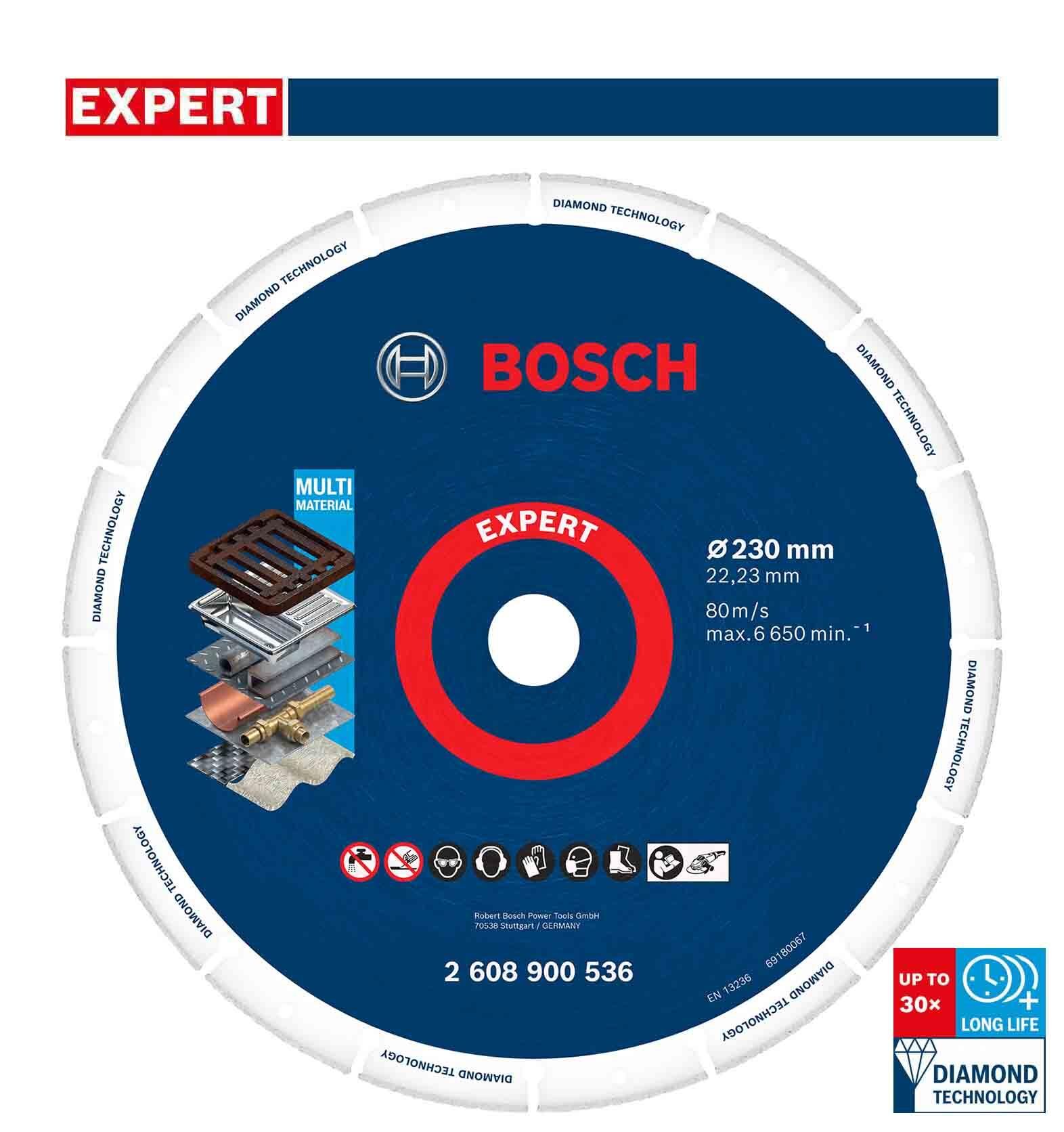 Bosch 230mm DMW Metal Kesme Diski 2608900536