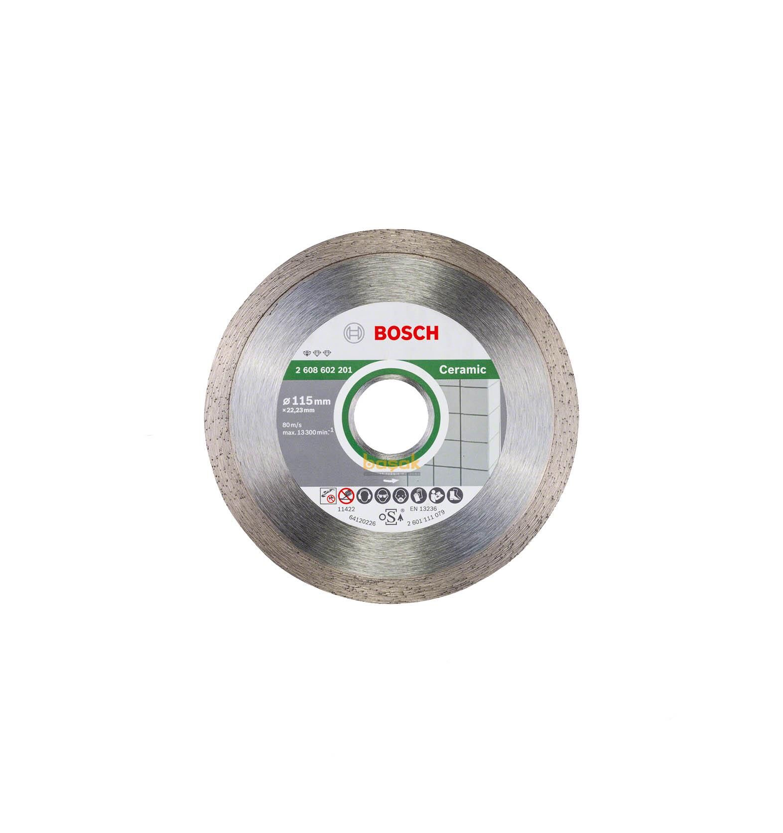 Bosch 9+1 Ekonomik Paket 115 mm Seramik Kesme Diski 2608603231