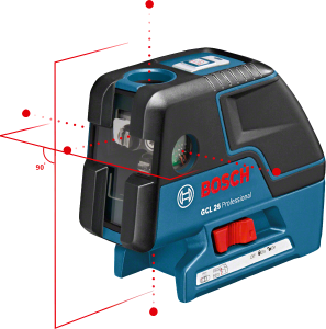 Bosch GCL 25+BT 150 Tripod Nokta ve Çizgi Lazeri 0601066B01