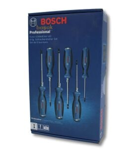 Bosch Professional Düz Yıldız Tornavida Seti 6 Parça 1600A016BF