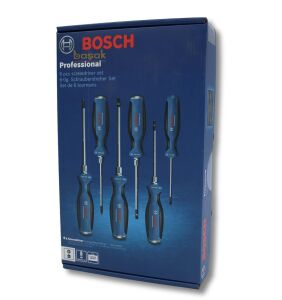 Bosch Professional Düz Yıldız Tornavida Seti 6 Parça 1600A016BF