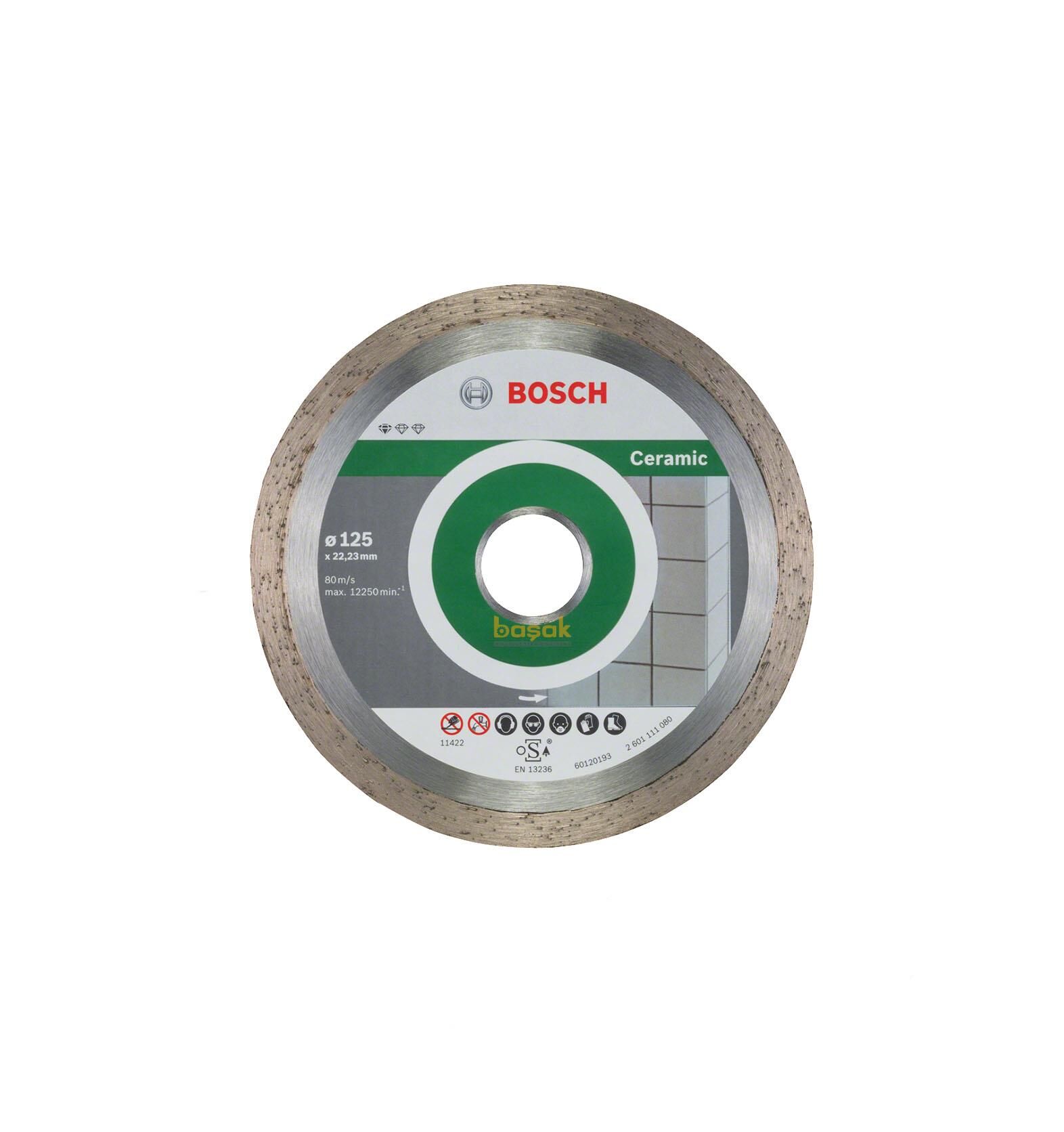 Bosch 9+1 Ekonomik Paket 125 mm Seramik Kesme Diski 2608603232