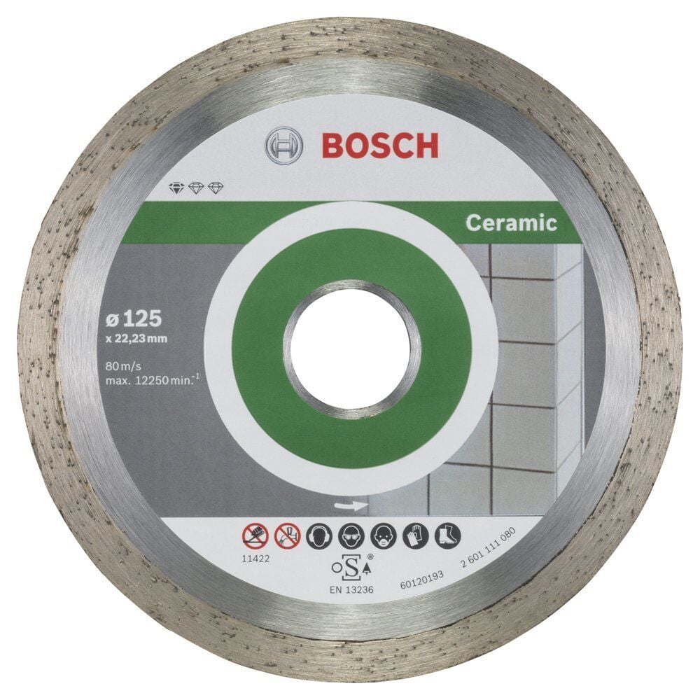 Bosch 9+1 Ekonomik Paket 125 mm Seramik Kesme Diski 2608603232