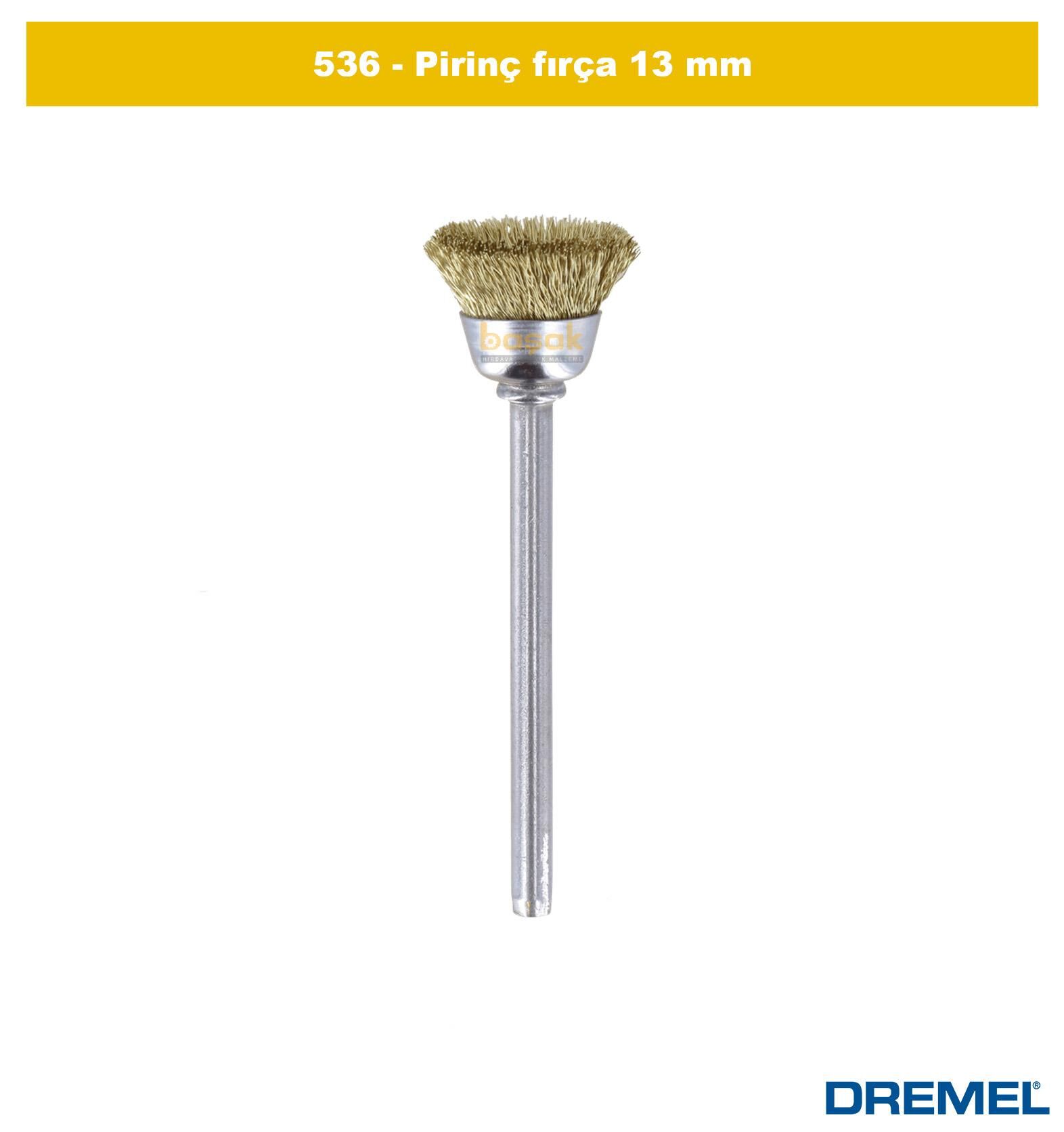 DREMEL 536 Pirinç Fırça 13 mm (2 adet) 26150536JA