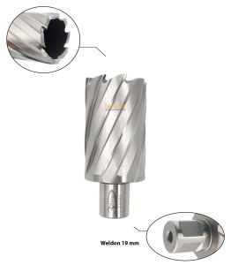 3Keego 38 x 55 mm HSS Manyetik Matkap Ucu SHC55