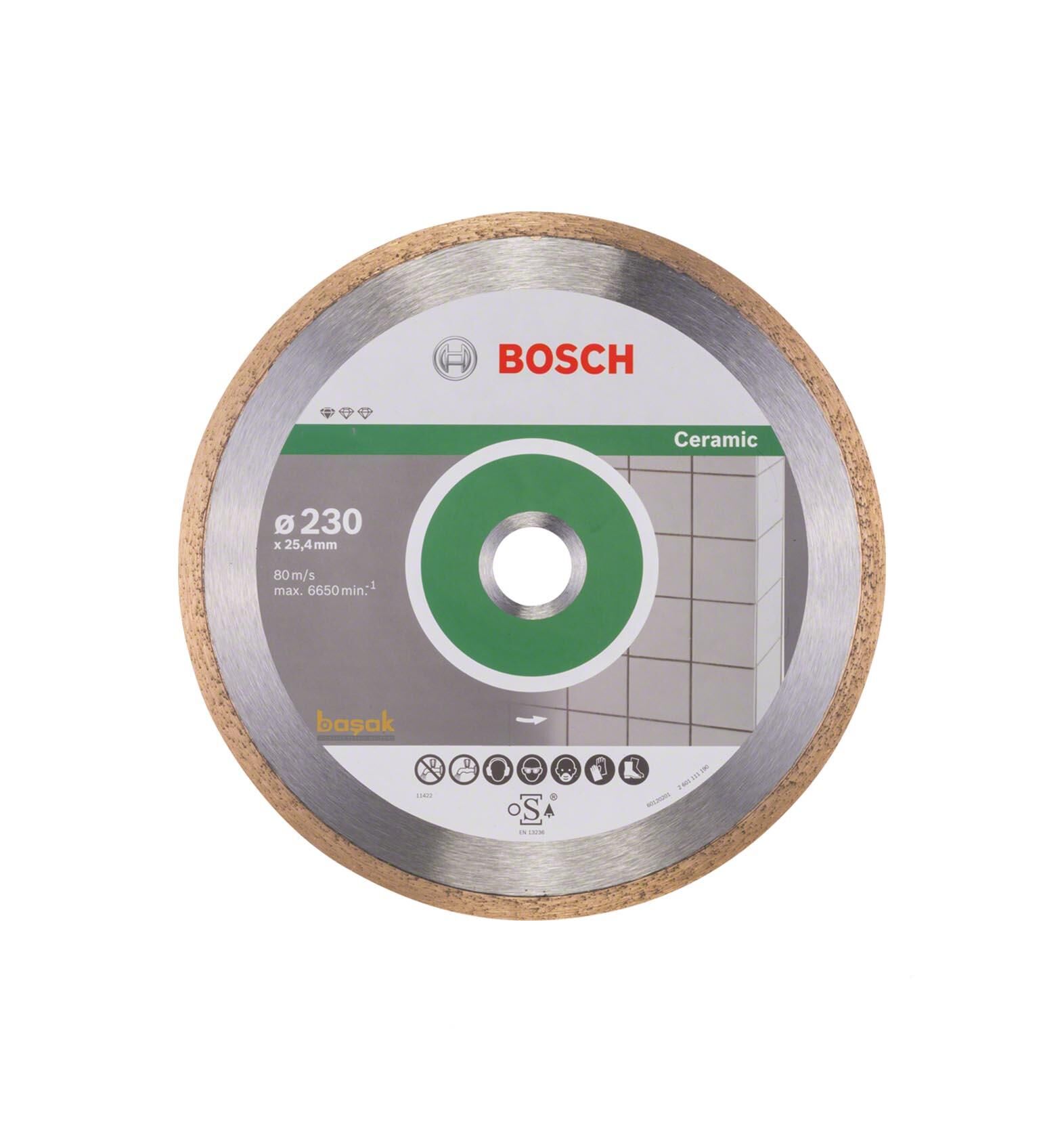 Bosch 9+1 Ekonomik Paket 230 mm Seramik Kesme Diski 2608603234