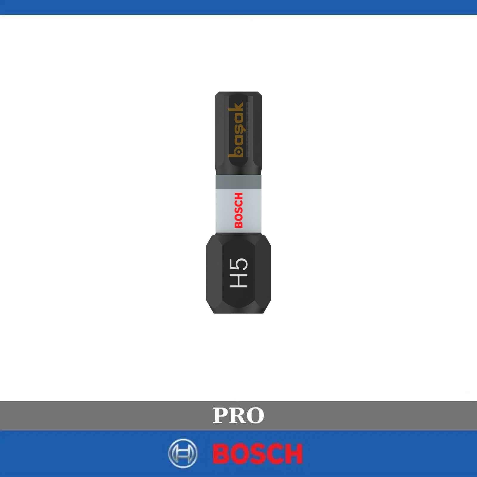 Bosch Pro Impact 5x25 mm Allen Vidalama Ucu 2'li 2608522556