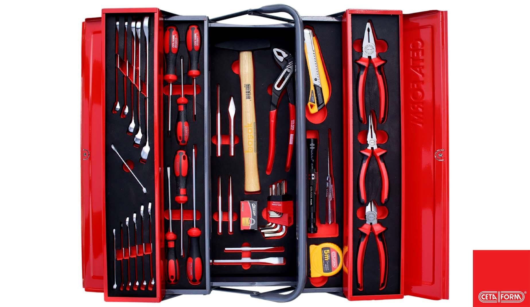 Ceta Form A50M-43A25 43 Parça Mekanikçi Alet Seti (A50M-43+A25-5L)