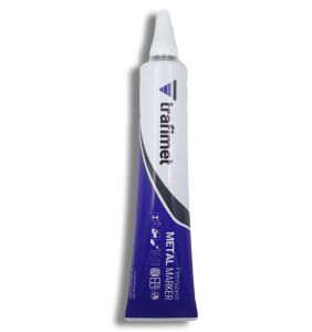 Trafimet Beyaz Bilye Uçlu Markalama Kalemi | Metal Marker 50 ml