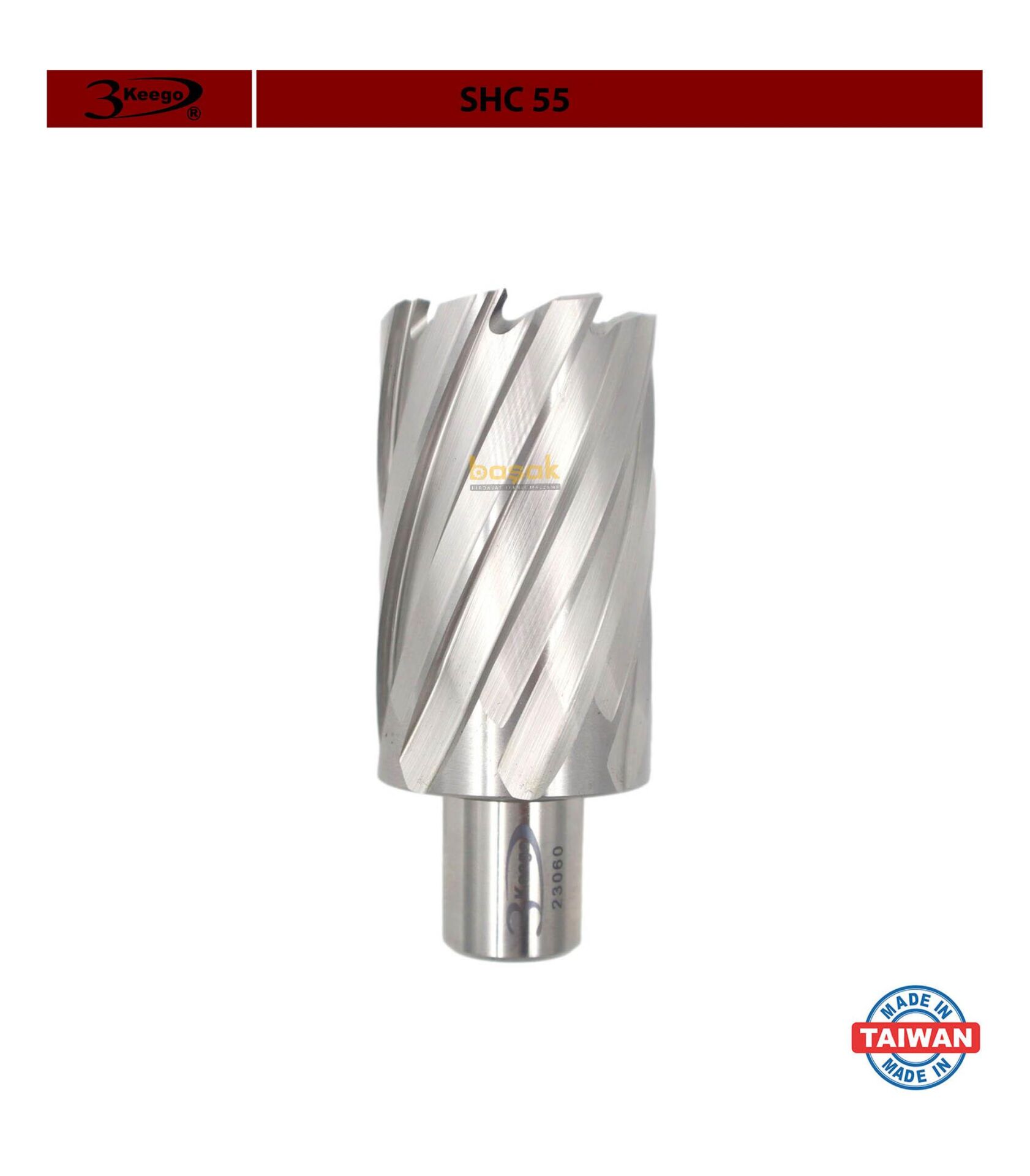 3Keego 37 x 55 mm HSS Manyetik Matkap Ucu SHC55