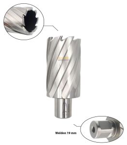 3Keego 37 x 55 mm HSS Manyetik Matkap Ucu SHC55