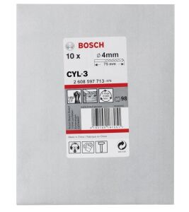 Bosch Cyl-3 Beton Matkap Ucu 4x75 mm 10'lu Paket 2608597713
