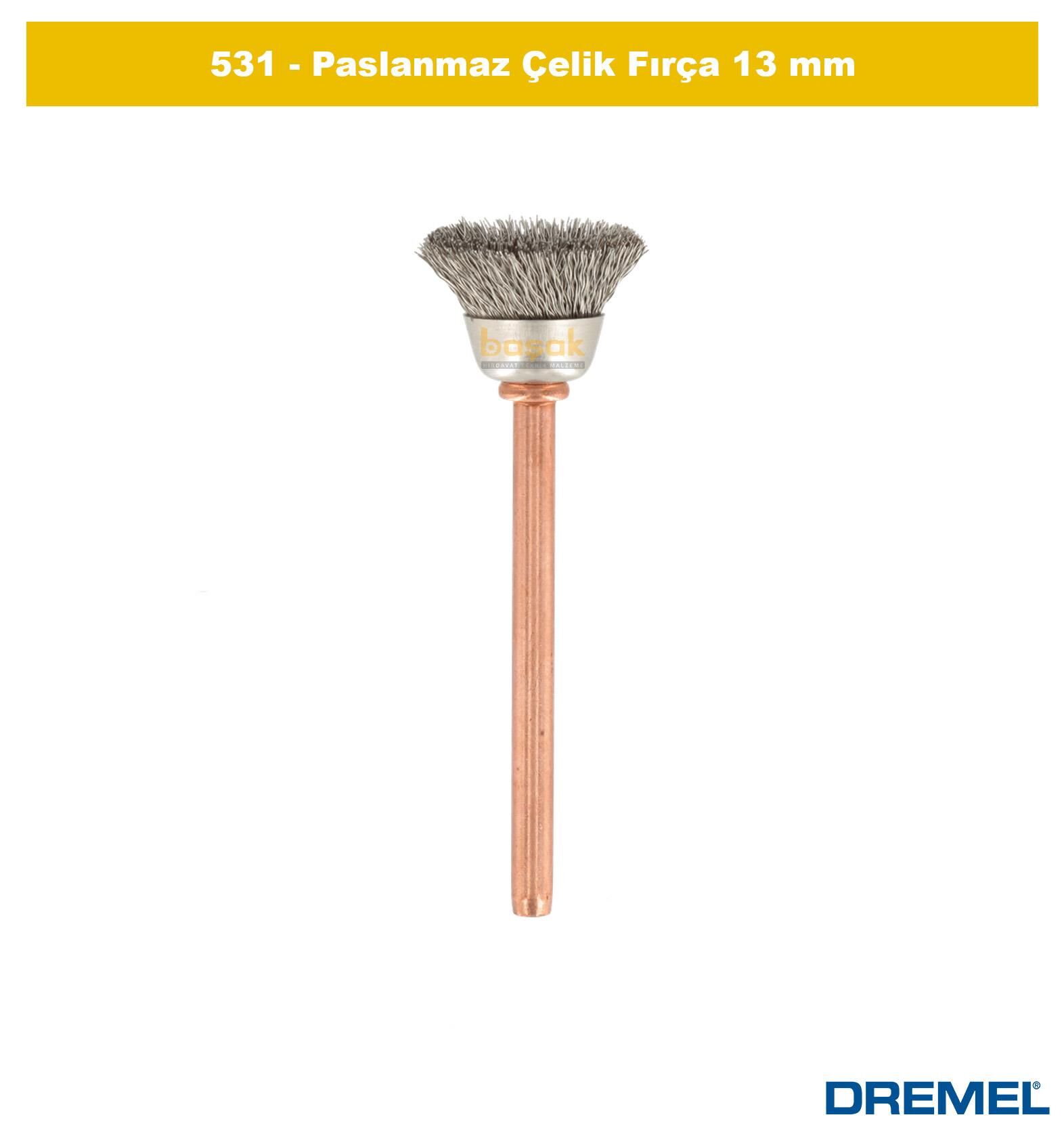 DREMEL 531 Paslanmaz Çelik Fırça 13 mm