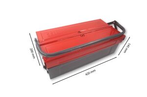 Ceta Form 420mm Metal Takım Çantası 3 Gözlü A25-3