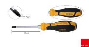 Ceta Form PZ2x100 mm Yıldız Uçlu Çekiçlenebilir Darbeli Tornavida F17C-002-100