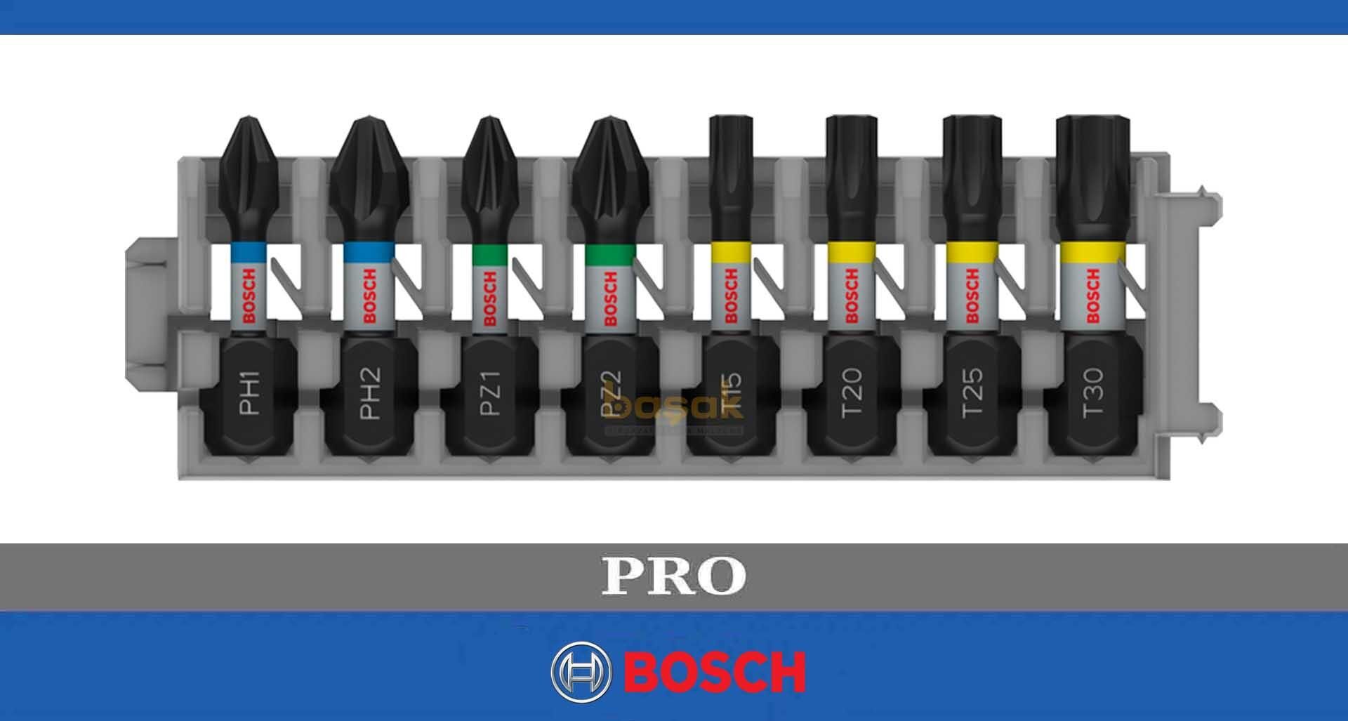 Bosch Pro Impact 25 mm 8'li Yıldız-Torx Bits Uç Seti 2608521U61
