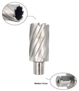 3Keego 34 x 55 mm HSS Manyetik Matkap Ucu SHC55