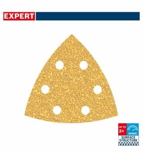 Bosch Expert 93x93 mm 40 kum Üçgen Zımpara Kağıdı 5'li 2608900823