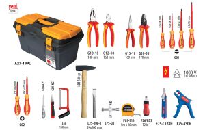 Ceta Form 31 Parça Plastik Çantalı Elektrikçi Alet Seti G99-0431+A27-19PL