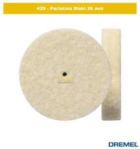 DREMEL 429 Parlatma Diski 26 mm (3 adet) 26150429JA
