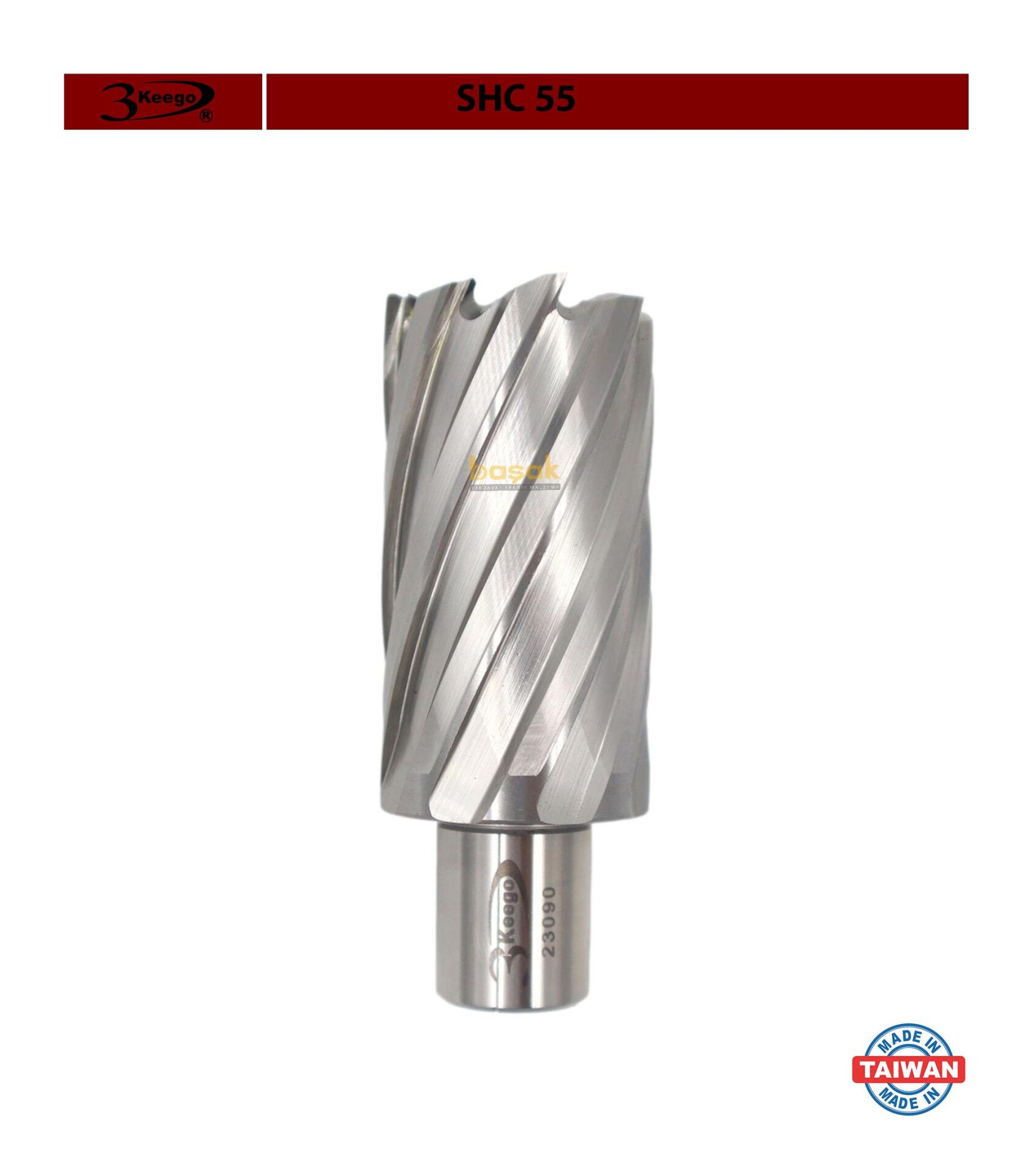 3Keego 33 x 55 mm HSS Manyetik Matkap Ucu SHC55