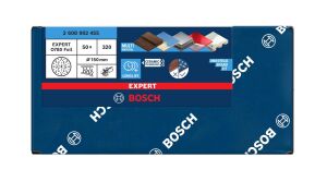 Bosch Expert O780 150 mm 320 Kum 50'li Cırtlı Folyo Zımpara Diski 2608902455