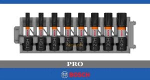 Bosch Pro Impact T10-T40 8'li Delikli Torx Bits Uç Seti 2608521U56