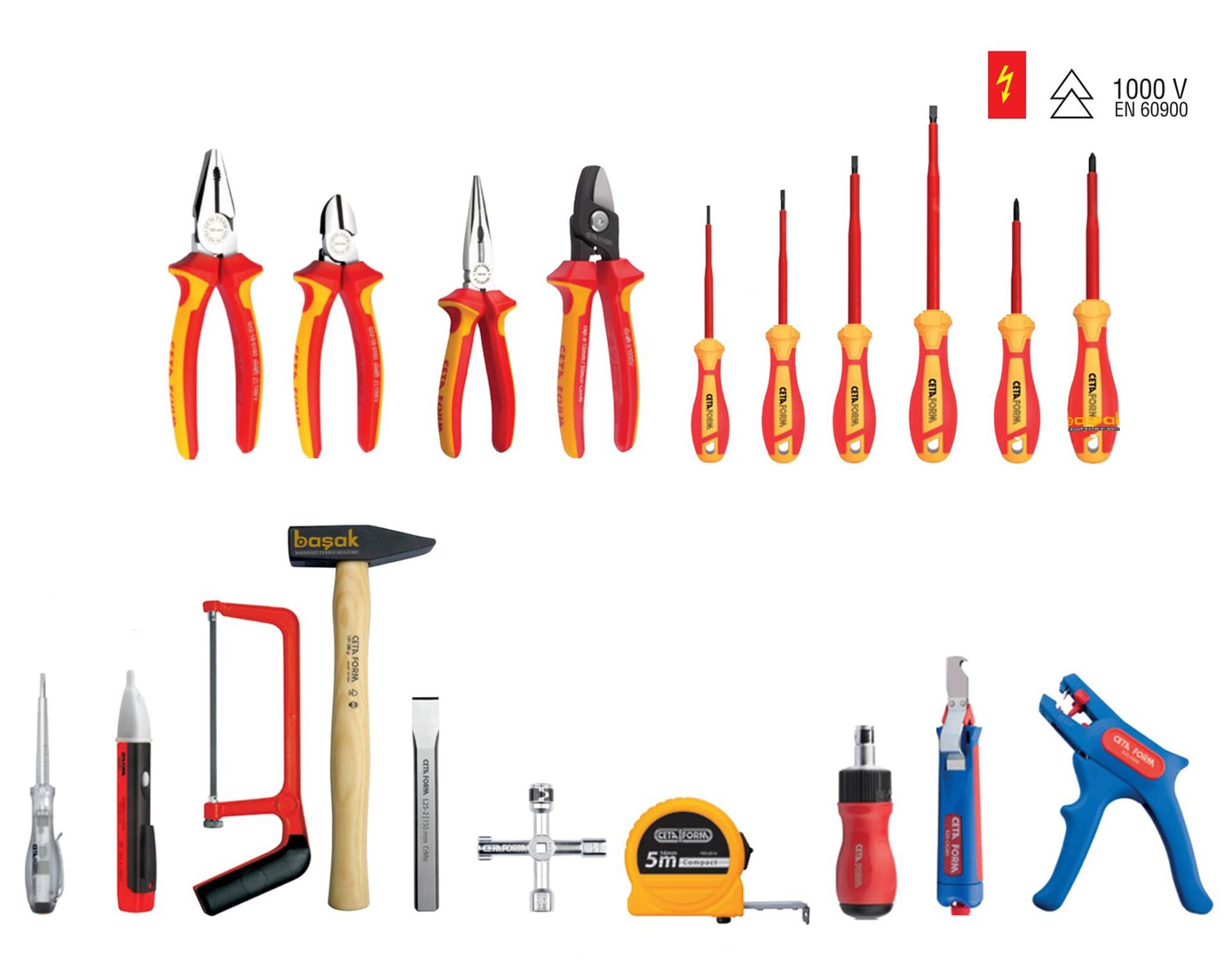 Ceta Form 31 Parça Raptor Çantalı Elektrikçi Alet Seti G99-0431+A32H