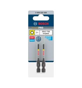 Bosch Pro Impact T10 Torx Vidalama Ucu 55 mm 2'li 2608522528