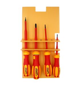 Ceta Form 4 Parça 1000 volt VDE İzoleli Tornavida Takımı Düz PZ  G99-402