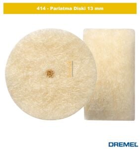 DREMEL 414 Parlatma Diski 13 mm (6 adet) 2615041432