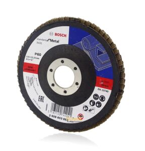 Bosch 115 mm 60 Kum X431 Standart Metal Flap Disk 2608603653