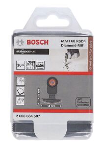 Starlock Max MATI 68 RSD4 Elmas RIFF Zımpara Uçlu Testere 40Kum 10'lu 2608664507