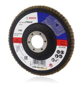 Bosch 115 mm 80 Kum X431 Standart Metal Flap Disk 2608603654