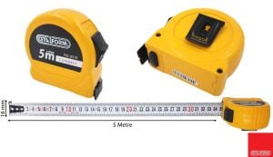 Ceta Form 5 mt x 16 mm Compact Şerit Metre P05-0516