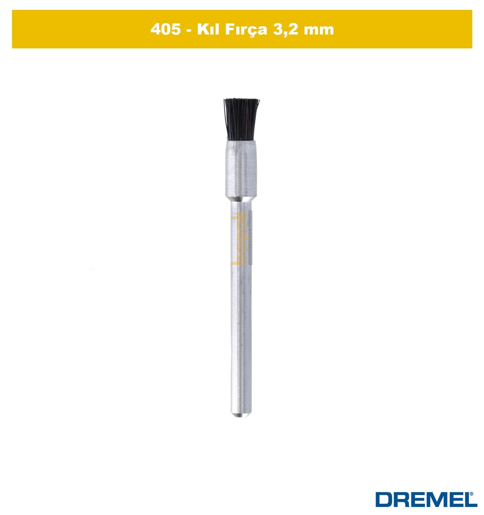 DREMEL 405 Kıl Fırça 3,2 mm (3 adet) 26150405JA