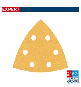 Bosch Expert 93x93 mm 100 kum Üçgen Zımpara Kağıdı 5'li 2608900826